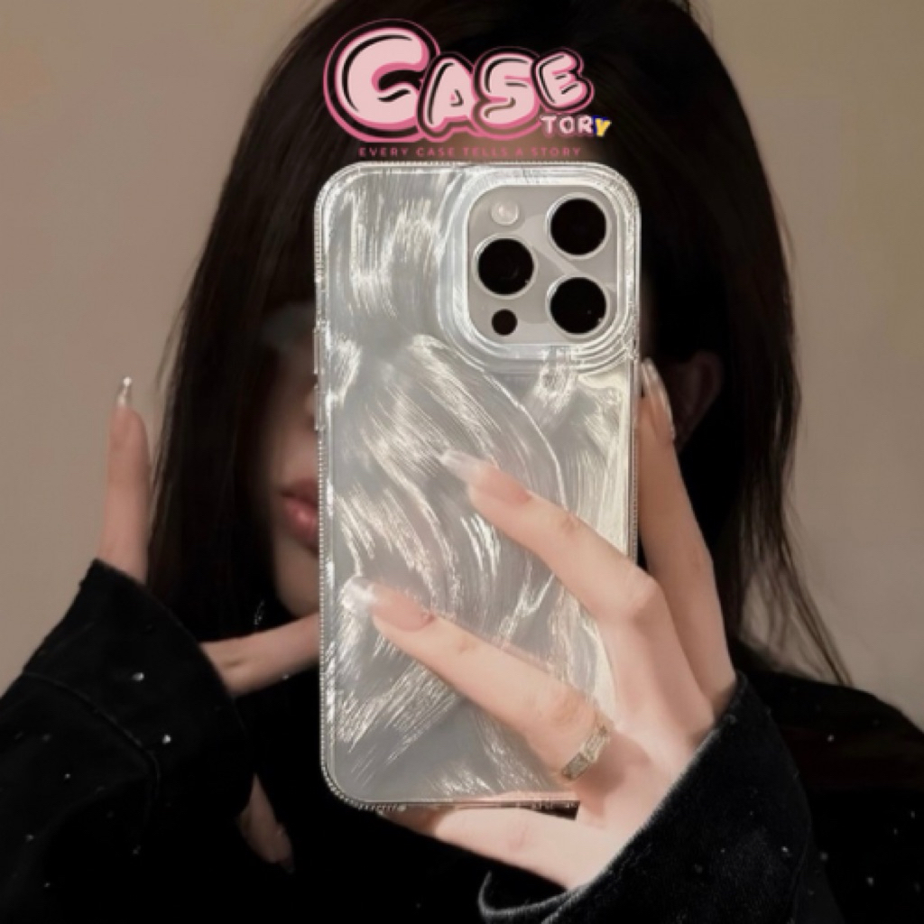 SILVER SWIRL CASE FOR IPHONE 7Plus - 17PROMAX
