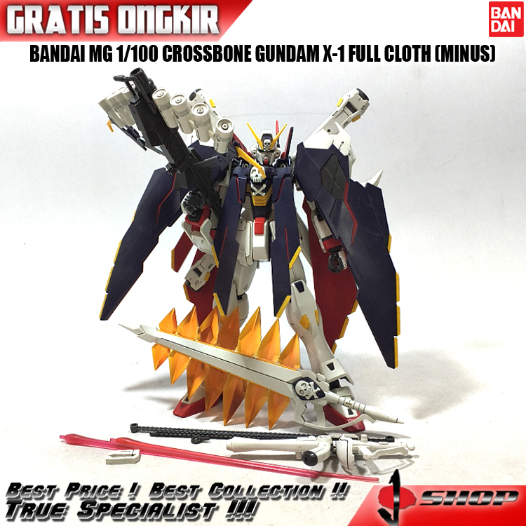 BANDAI MG 1/100 CROSSBONE GUNDAM X-1 FULL CLOTH (MINUS) MG2426