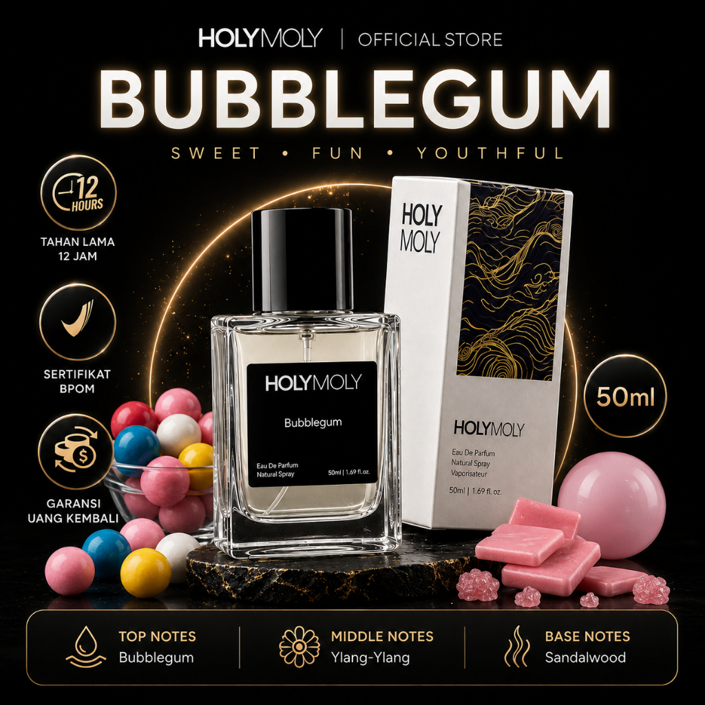 Holymoly - Bubblegum Parfum Aroma Permen Karet