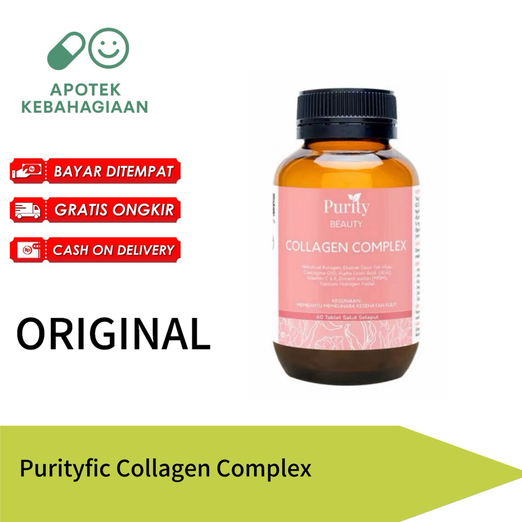 Purityfic Beauty Collagen Complex Isi 60 Kapsul Suplemen