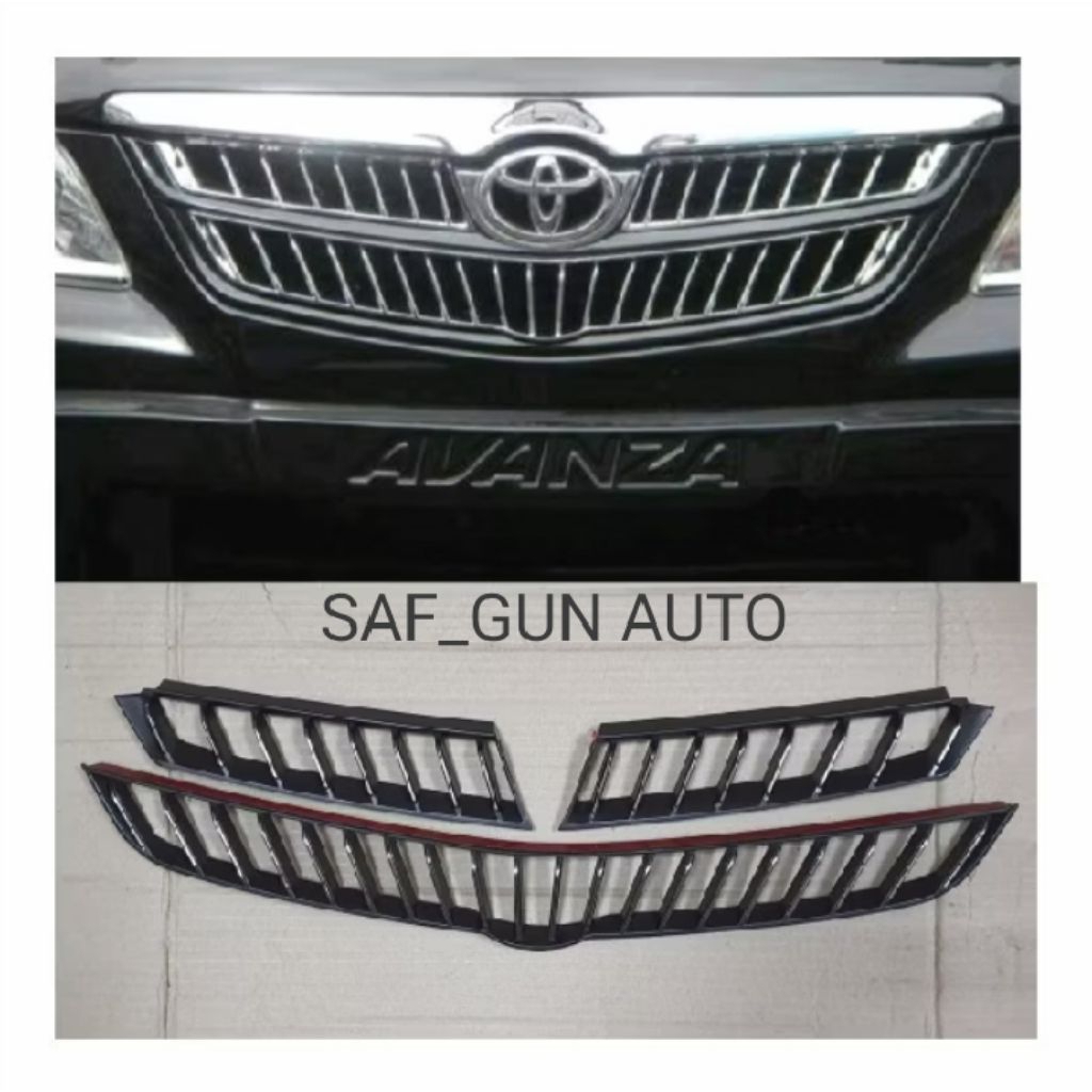LIST GRILL DEPAN TOYOTA AVANZA, XENIA LAMA (2005-2011) MODEL CAMRY