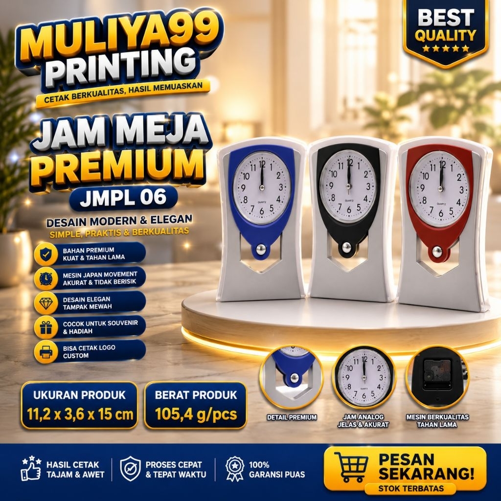 CUSTOM JAM SOUVENIR CUSTOM JAM MEJA jam meja