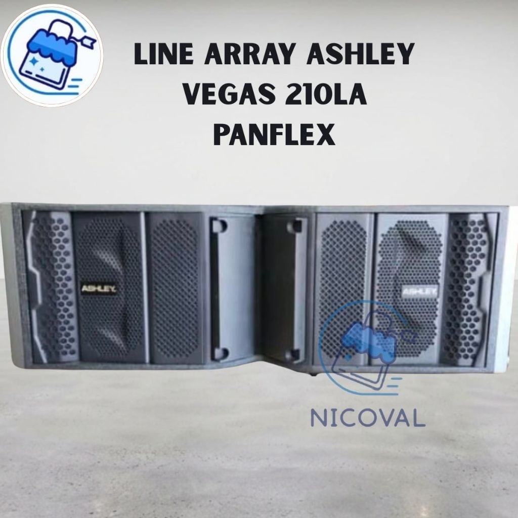 Speaker Line Array Ashley Vegas-210LA Vegas 210 LA Original Ashley Speaker Line Array Passive