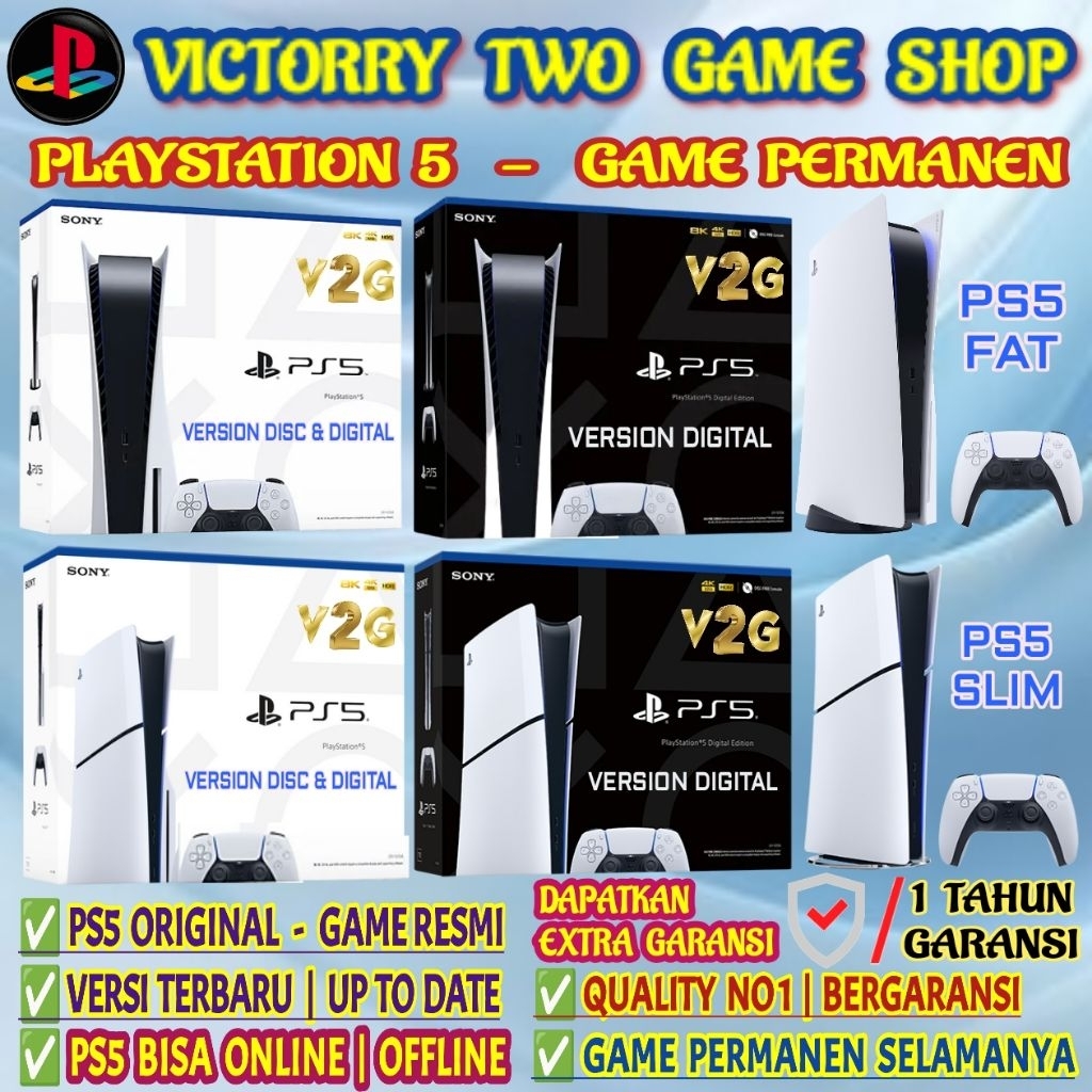 PS5 | PS 5 | PS5 FAT | PS5 SLIM | PS5 ORIGINAL | PS 5 ORIGINAL | CONSOLE PS5 | GAME RESMI ORIGINAL