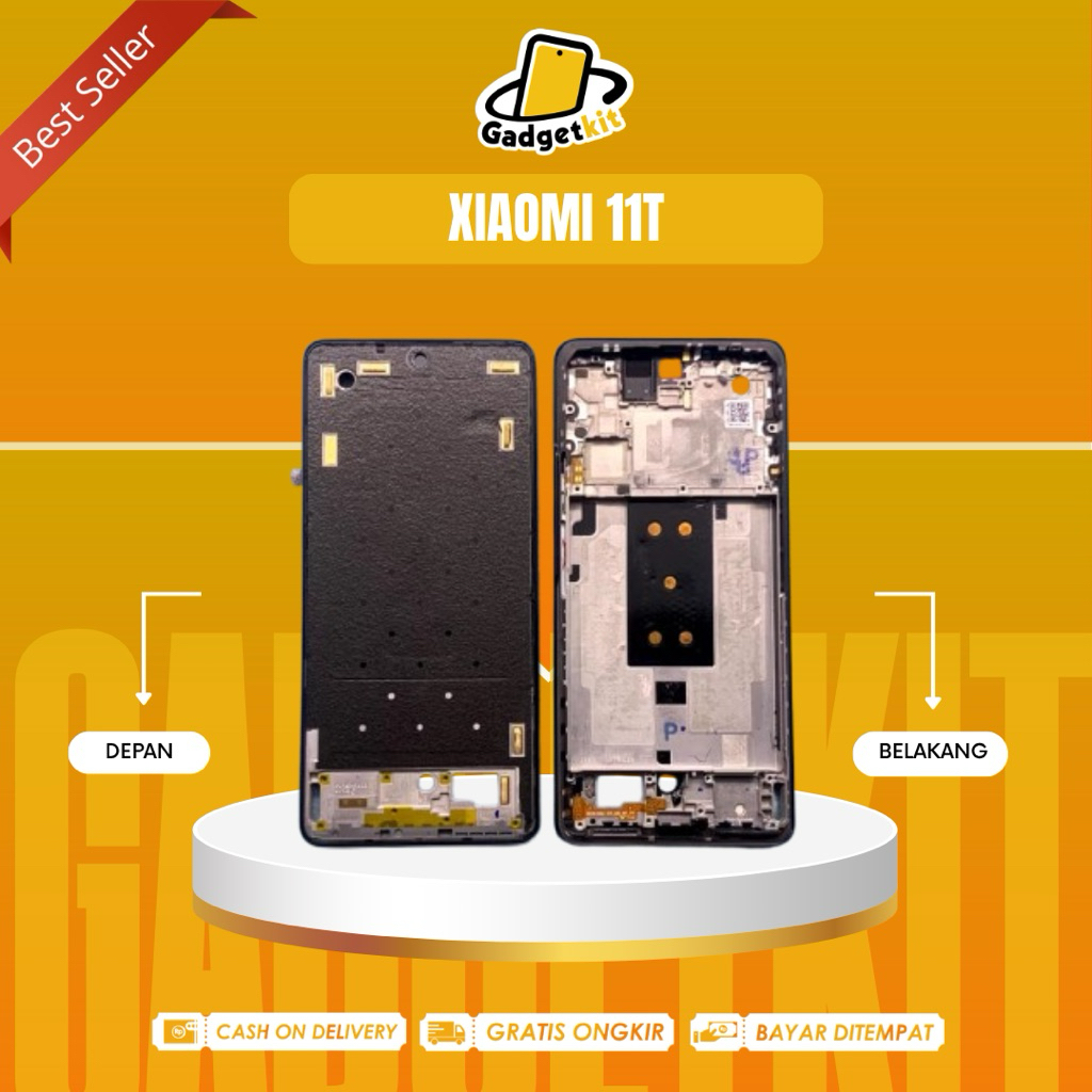 FRAME MIDDLE TULANG TENGAH RANGKA HOUSING LCD XIAOMI 11T / MI 11T / MI11T ORIGINAL COPOTAN