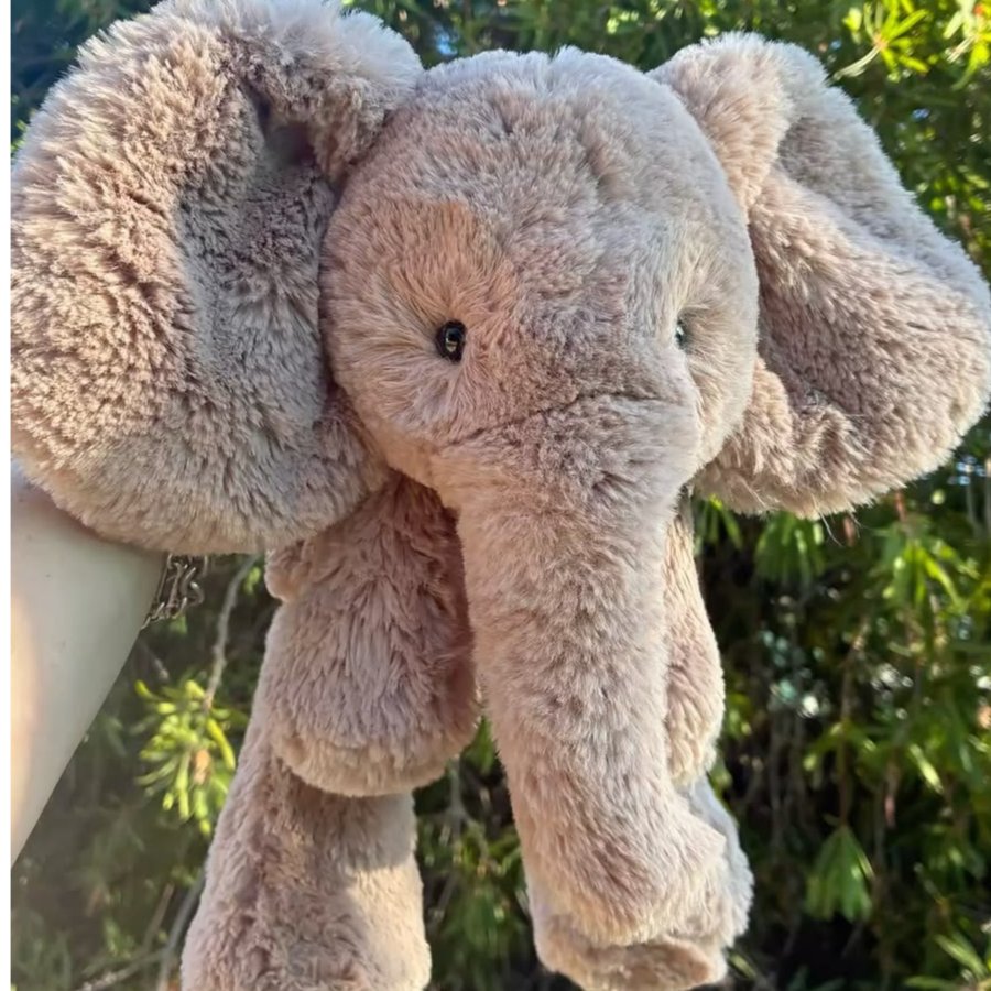 Jellycat Smudge Elephant Medium Boneka Hewan for Baby Kids Lembut