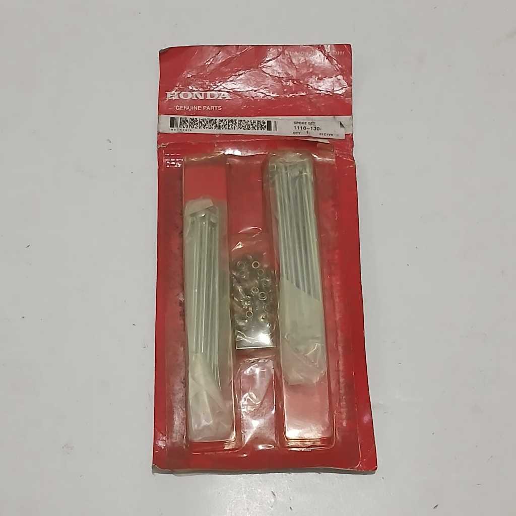 JARI JARI JERUJI VELG RODA MOTOR BAGIAN DEPAN ORIGINAL AHM HONDA SPACY, VARIO 110 KARBURATOR