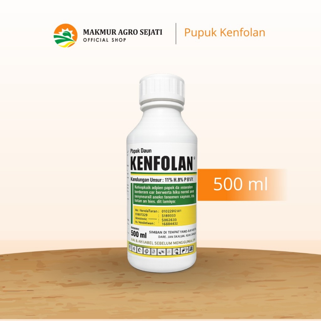 Pupuk Cair Kenfolan 500ml - Memenuhi Unsur Hara Tanaman