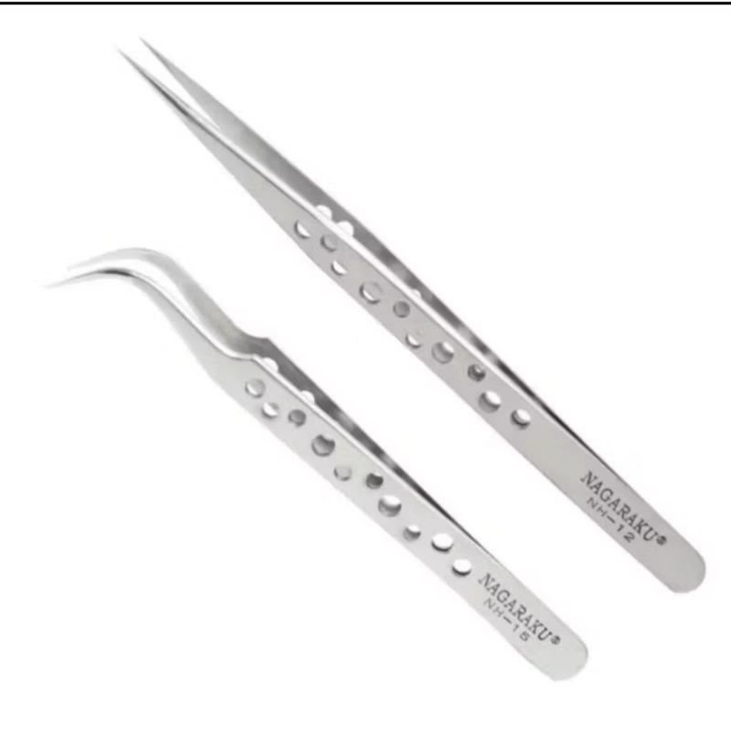PINSET EYELASH STAINLESS STEEL NAGARAKU