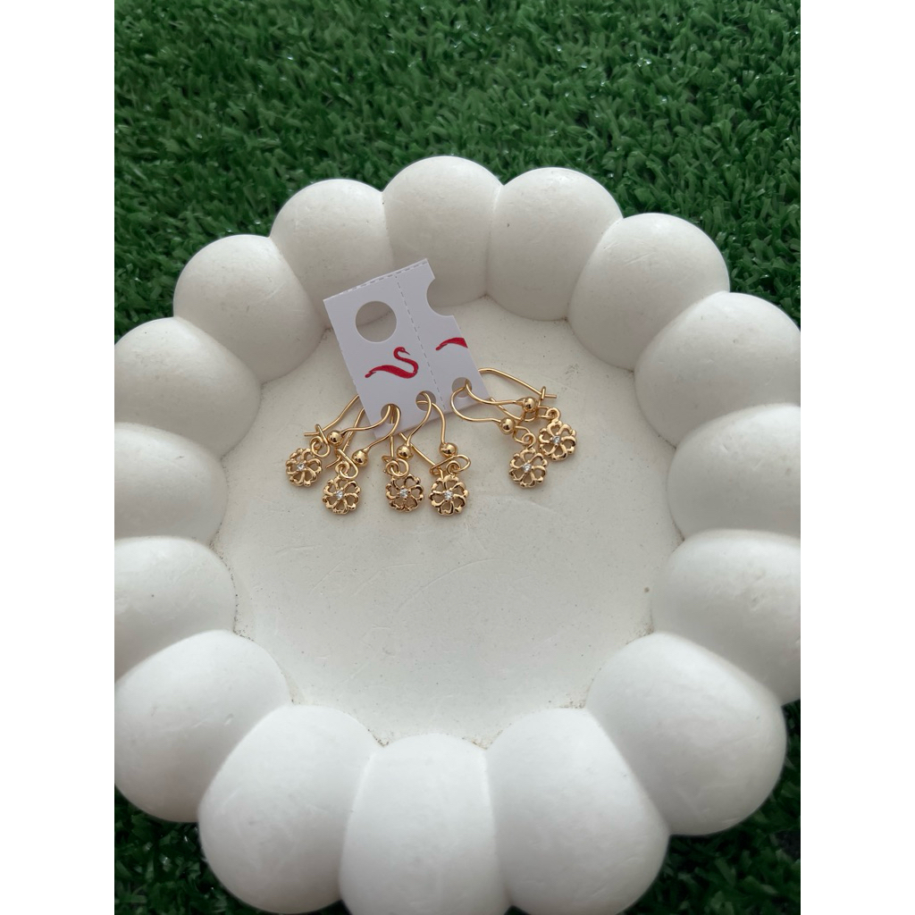 LUXURY Anting gantung Xuping Bunga simple