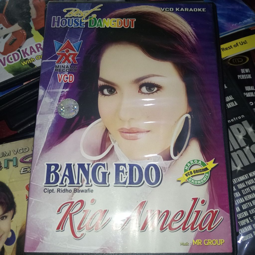 VCD Karaoke Ria Amelia - Bang Edo Dangdut Minang