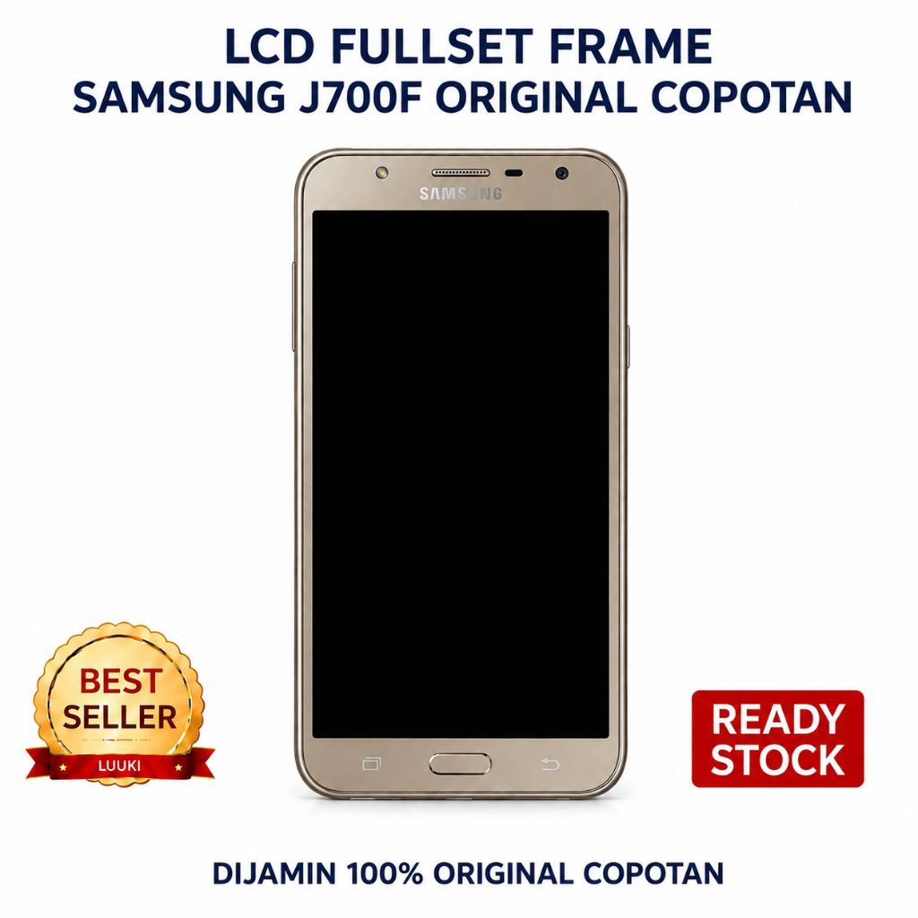 LCD Touchscreen Fullset Frame Samsung J700F Original Copotan