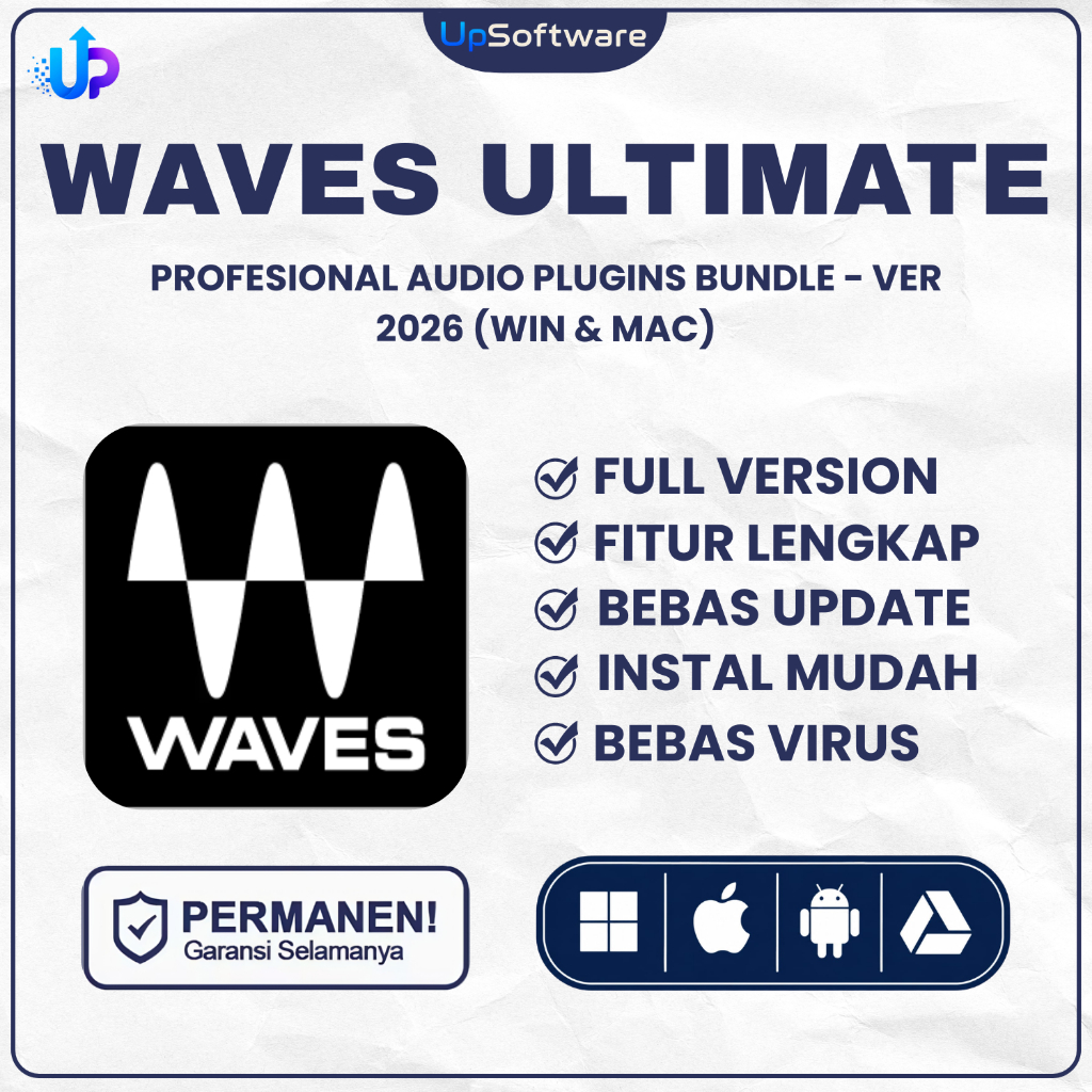 [S0104]  Waves Ultimate 16 Complete Plugin Original Lifetime | Bundle Mixing & Mastering Plugin (WIN