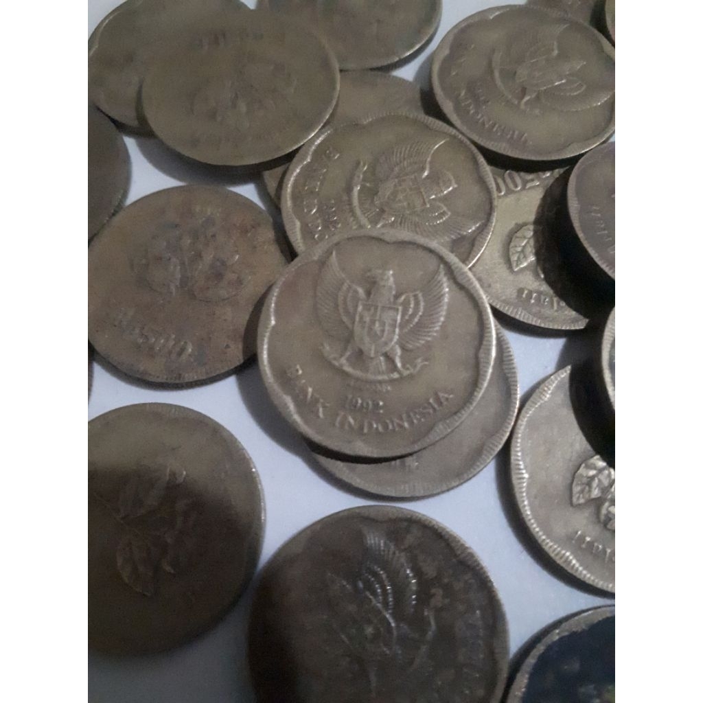 Koin 500 Rupiah Melati tahun 1992.Borongan 20 pcs
