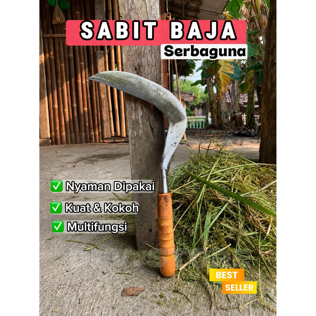 Sabit Arit Baja Pengaritan Rumput Dan Perawatan Kebun