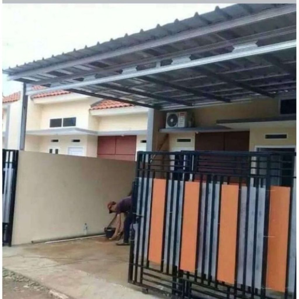 kanopi bajaringan atap sepandek