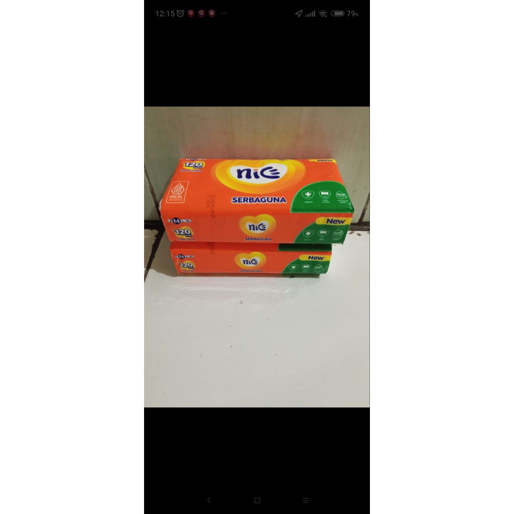 tissue nice 120 helai tisu paket isi 2pcs