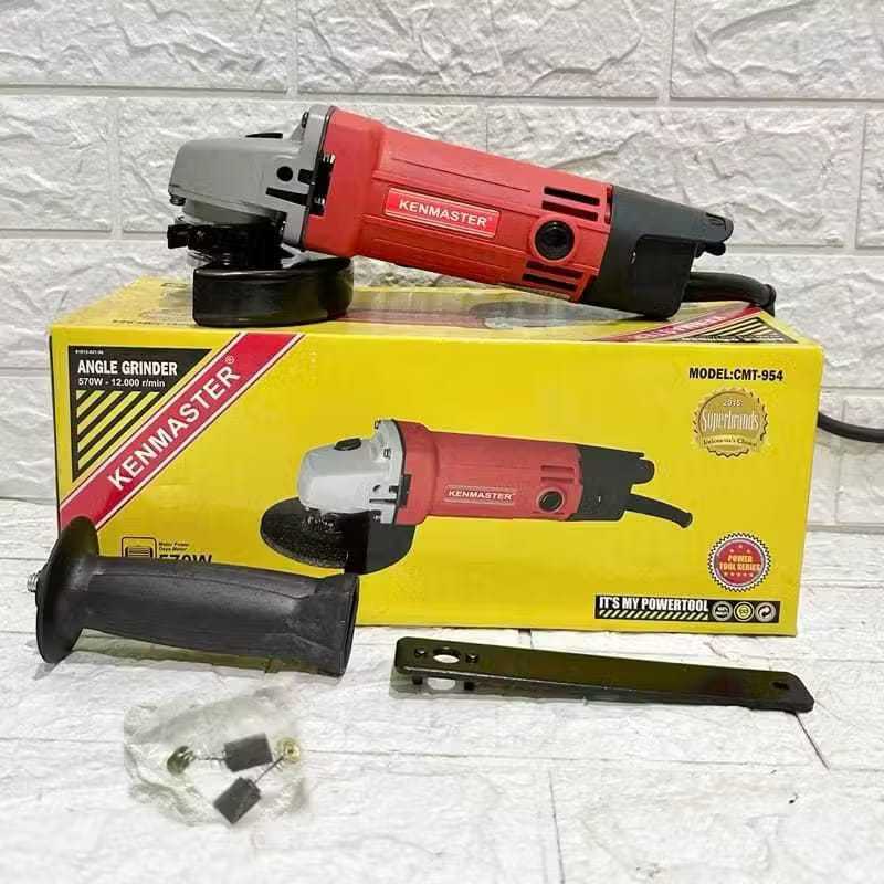 GERINDA TANGAN KENMASTER 4 INCH CMT- 954 ANGEL GRINDER KENMASTER /MESIN GERINDA 4" , GRINDER PW-8954
