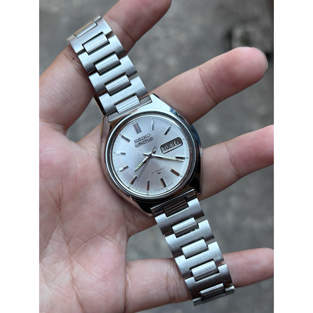 Seiko 5 Actus White 21 Jewels