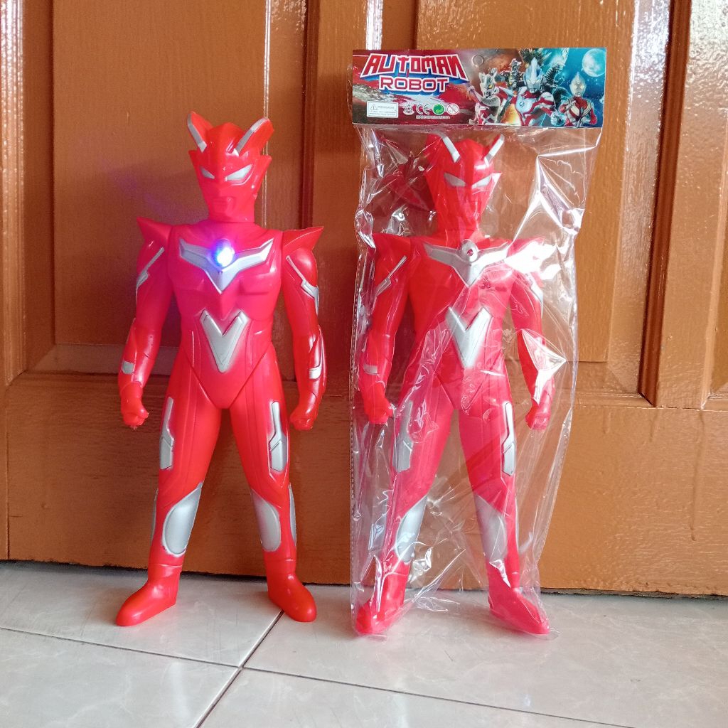 Mainan Anak Robot Ultraman Ada Suara Dan Lampu Kecil