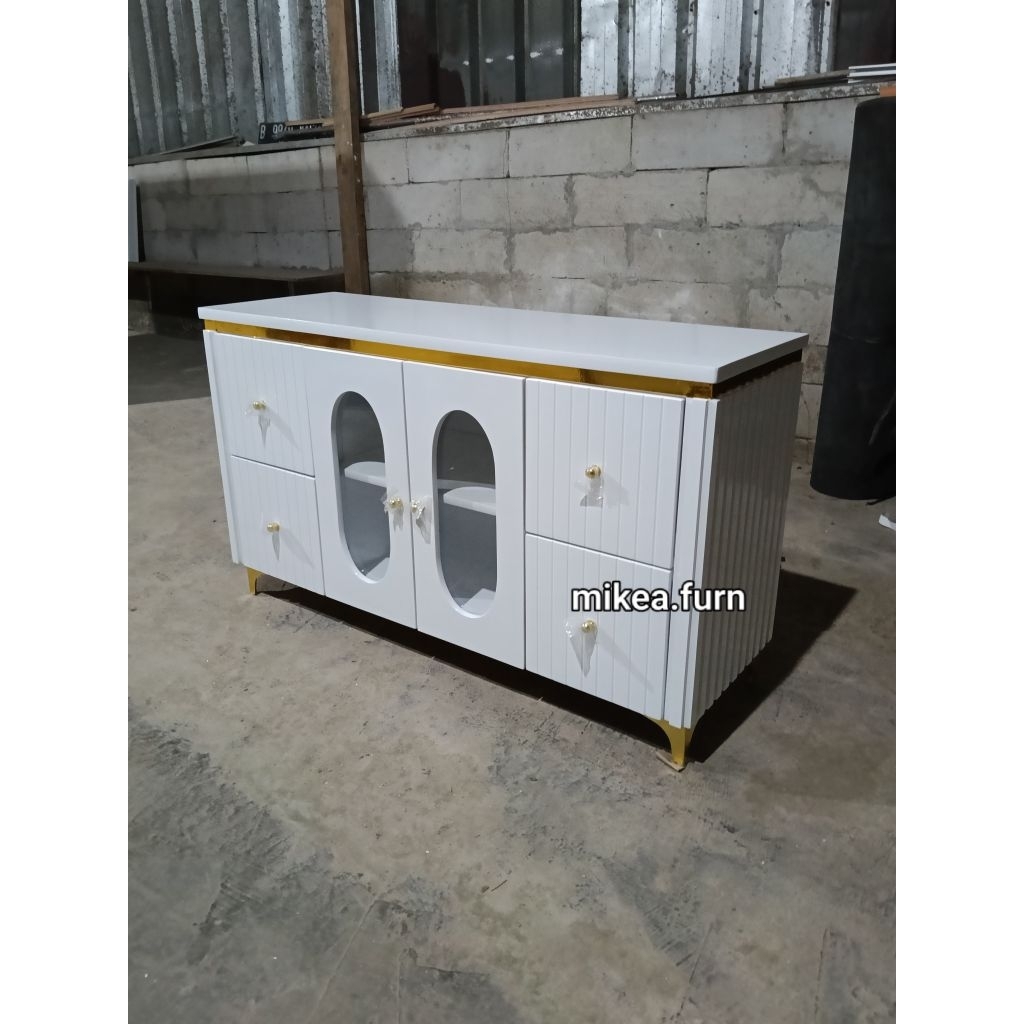 MIKEA - bupet tv/rak tv/kabinet tv viral/kabinet tv ornamen/kabinet tv minimalis/kabinet tv modern