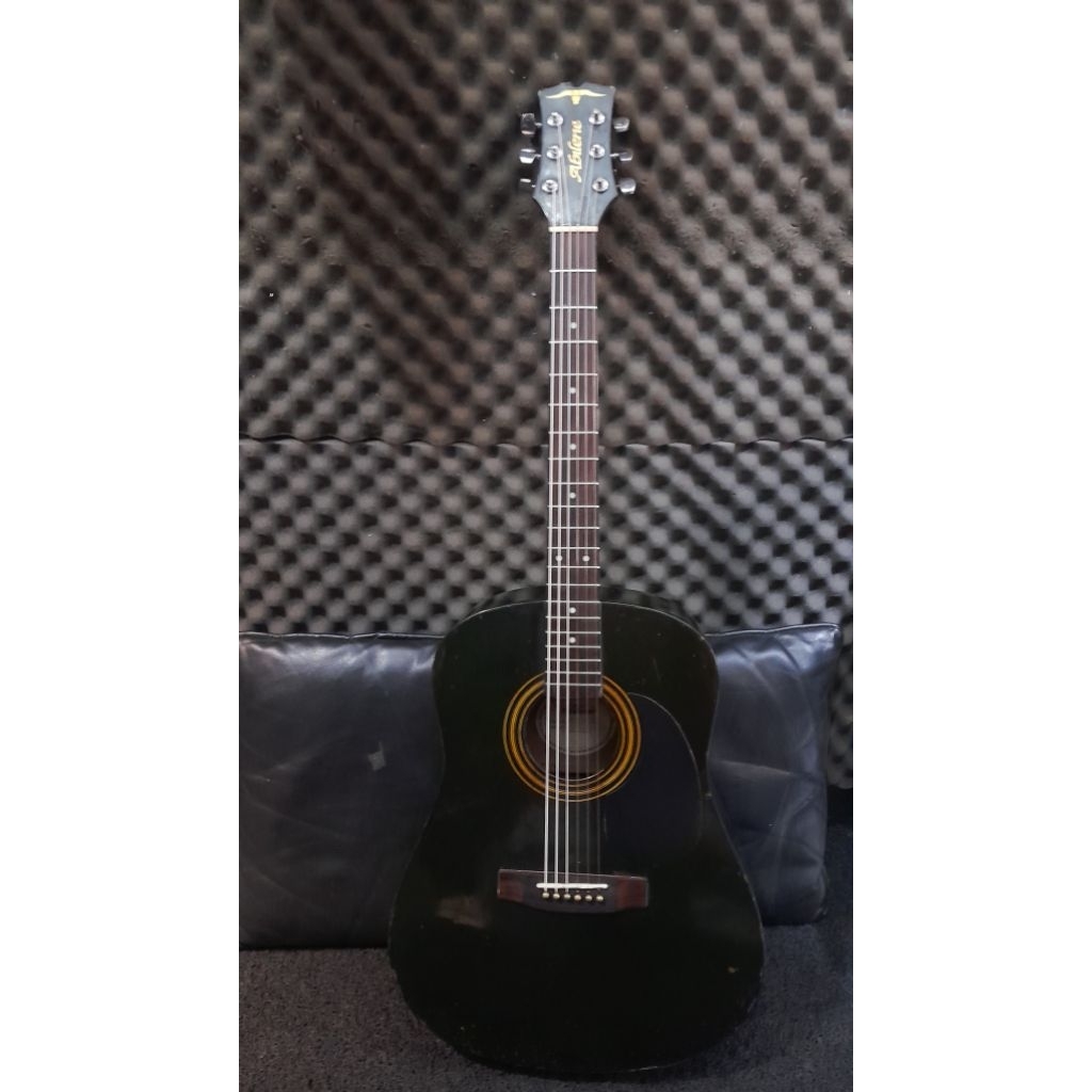 Gitar akustik elektrik Abilene original vintage/jadul second siap pakai