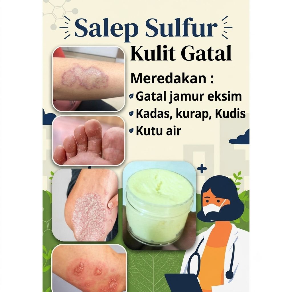 Salep sulfur kulit gatal kutu air