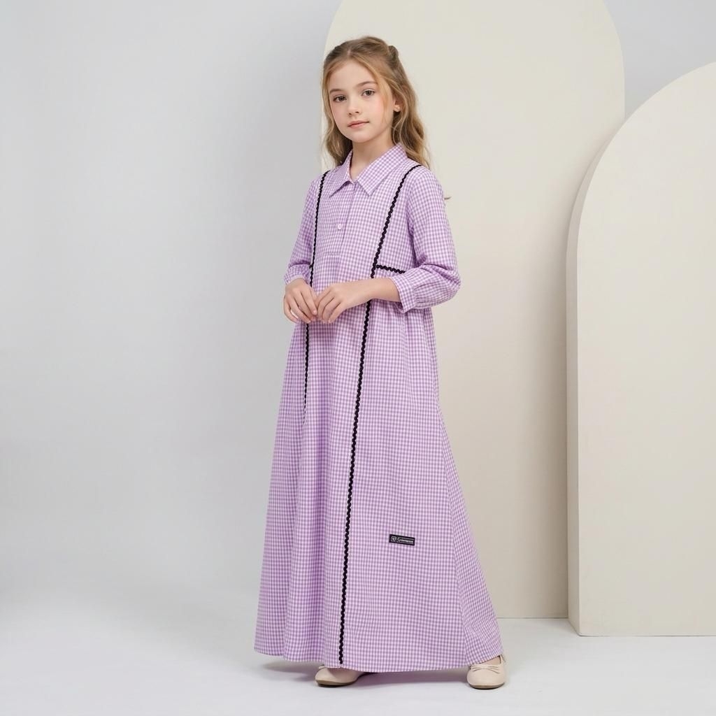 Baju Gamis Mecca/Baju Gamis Anak Mecca/Baju Busana Muslim Anak Perempuan by Y2 Kids