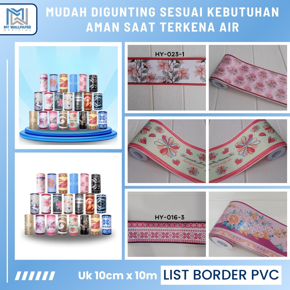 List Wallpaper Dinding List Dinding Wall Border Wallborder List Pembatas Dinding Bagian Bawah Bahan 