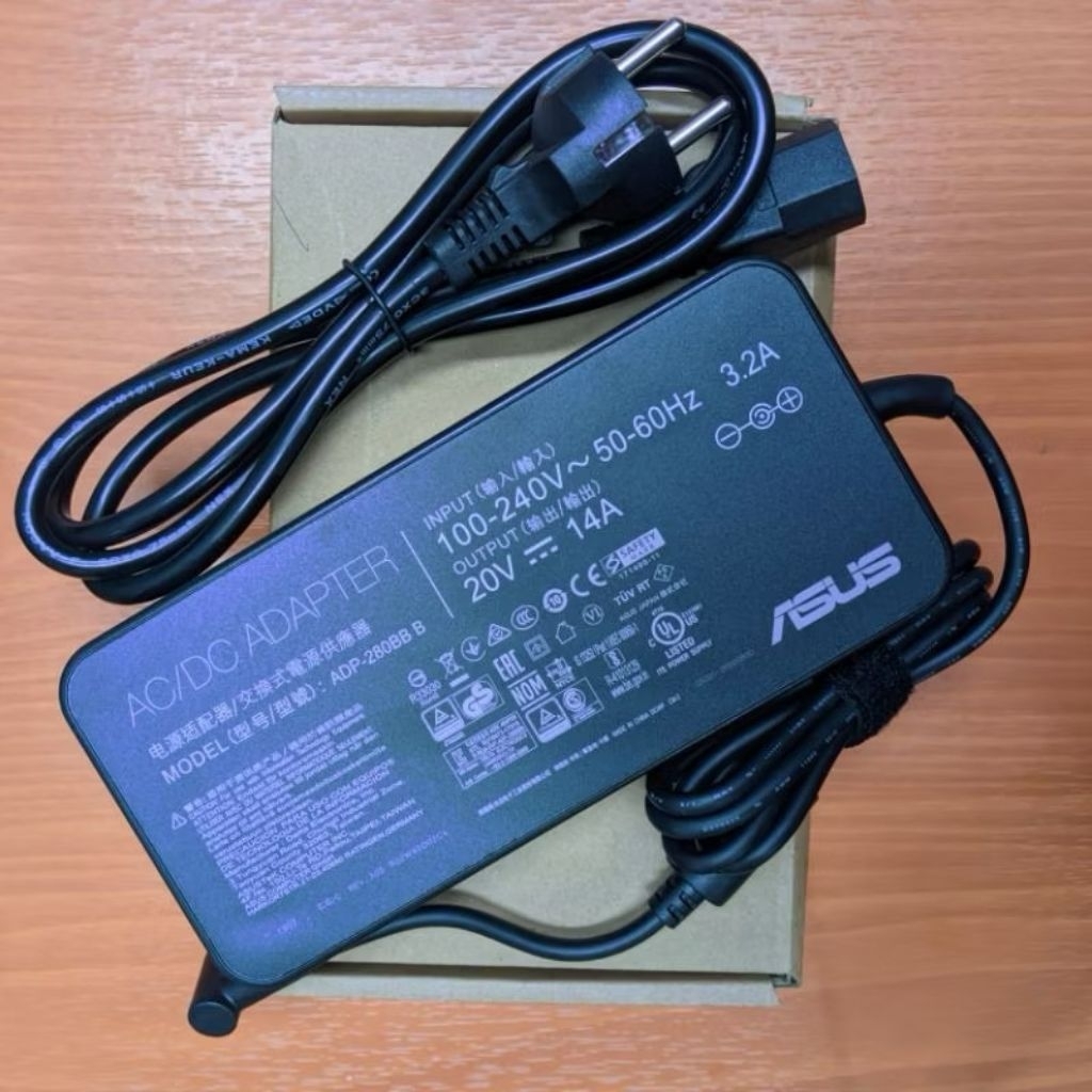 Adaptor Charger ASUS ROG STRIX G16 G614 G614J G614JU G614JV G614JI ADP-280BB B ADP-280EB B 20V 14A 2
