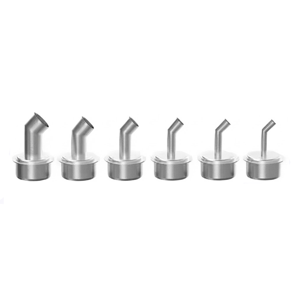 MECHANIC 861 Ujung Blower Bengkok 6in1 Nozzle Hot Air 4 5 6 8 10 12mm untuk Solder Station 861DW 861