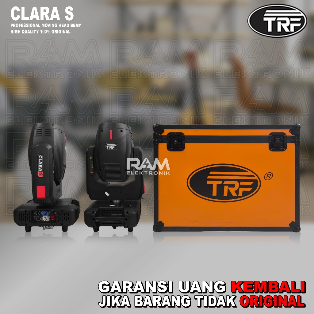 Moving Head BEAM TRF CLARA S Bulb 14R Original By RDW Harga 1 Pasang
