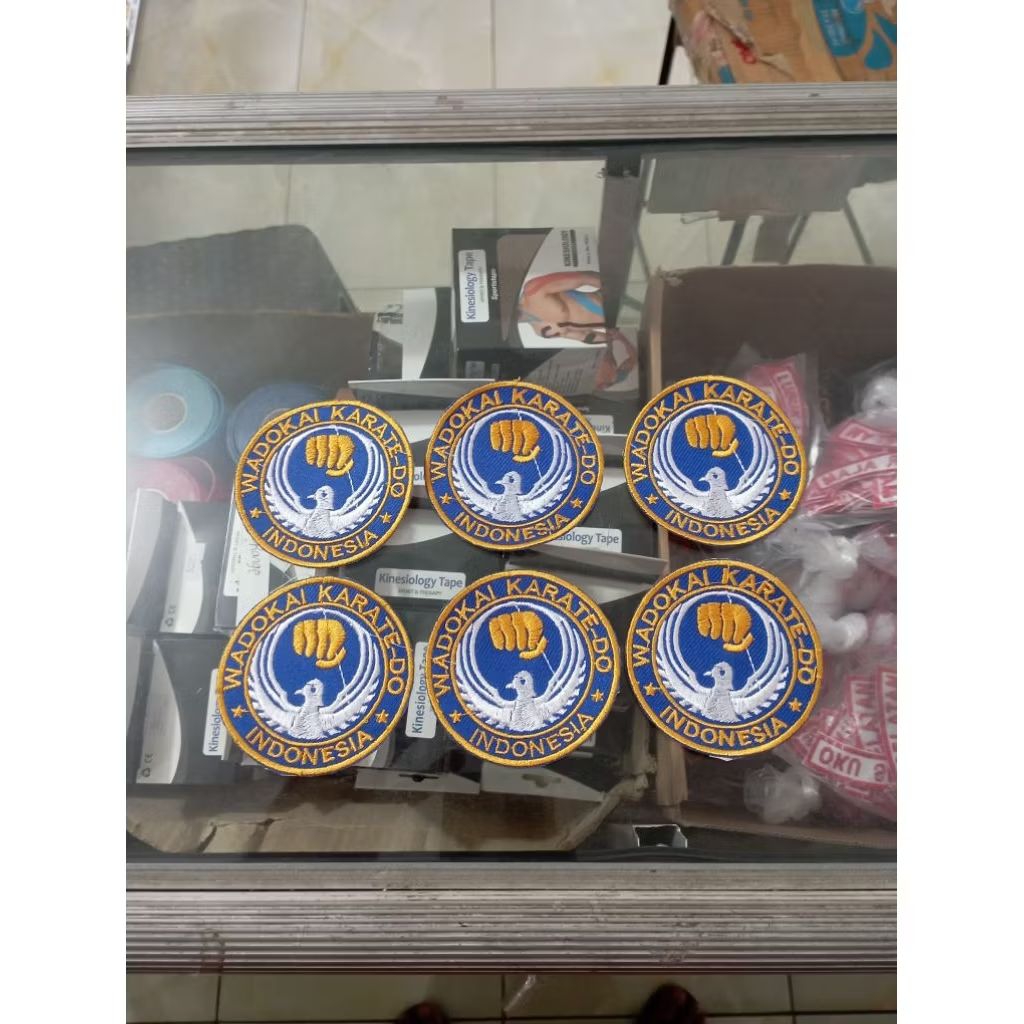 LOGO KARATE WADOKAI BADGE BORDIRAN LOGO
