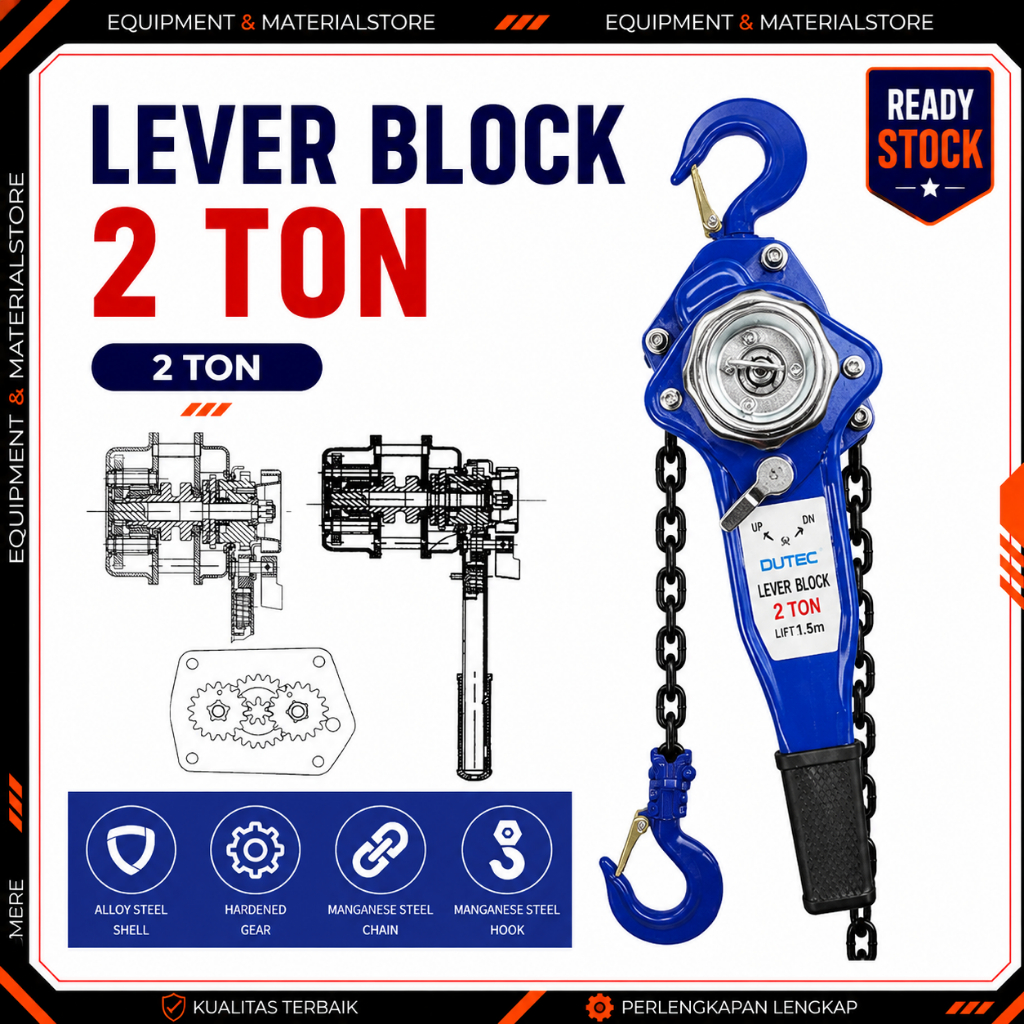 DUTEC Lever Block / Lever Hoist 2 TON