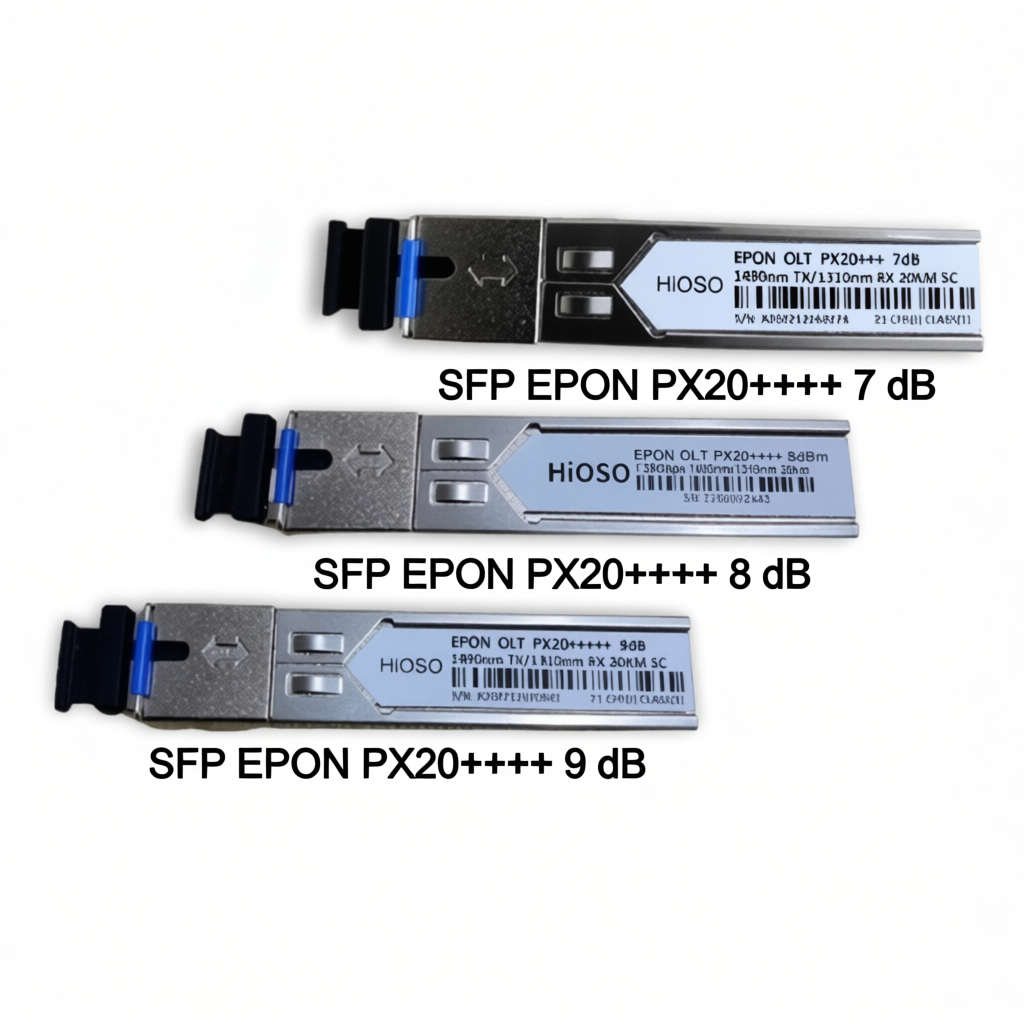 HIOSO SFP EPON OLT Module - Performa Tinggi, Desain Kompak, Garansi 12 Bulan - Hioso Sfp Epon 9Db-T
