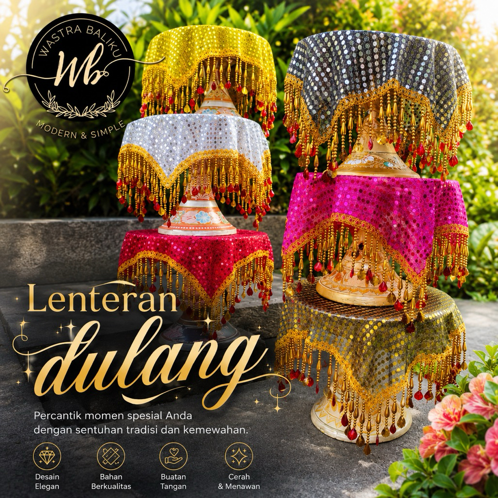 Toko Wastra Bali Jaya  - PROMO Taplak Dulang Bali / LENTERAN DULANG BALI