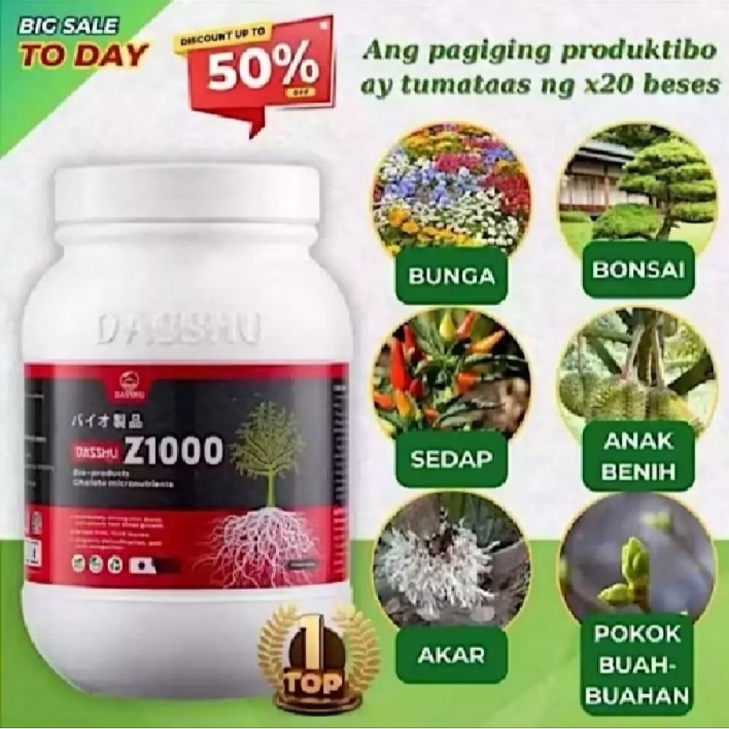 pupuk dasshu Z1000 500g