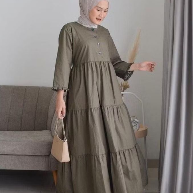 Gamis Sunly Polos Tgn 3/4 uk 18-24