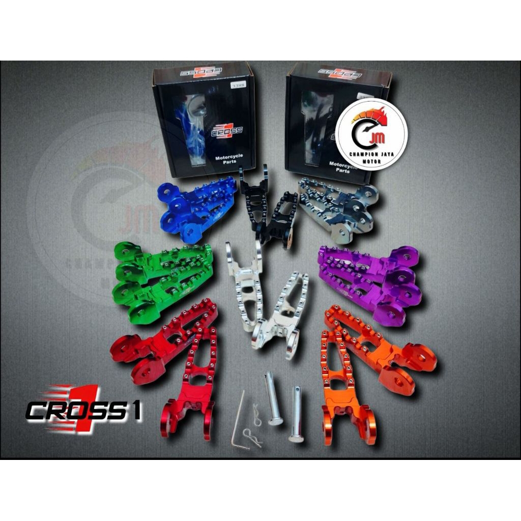 FOOTSTEP STEP CROSS 1 BELAKANG CNC CRF 150 STEP BELAKANG TRAIL CRF 150 FULL CNC ORIGINAL CROSS 1