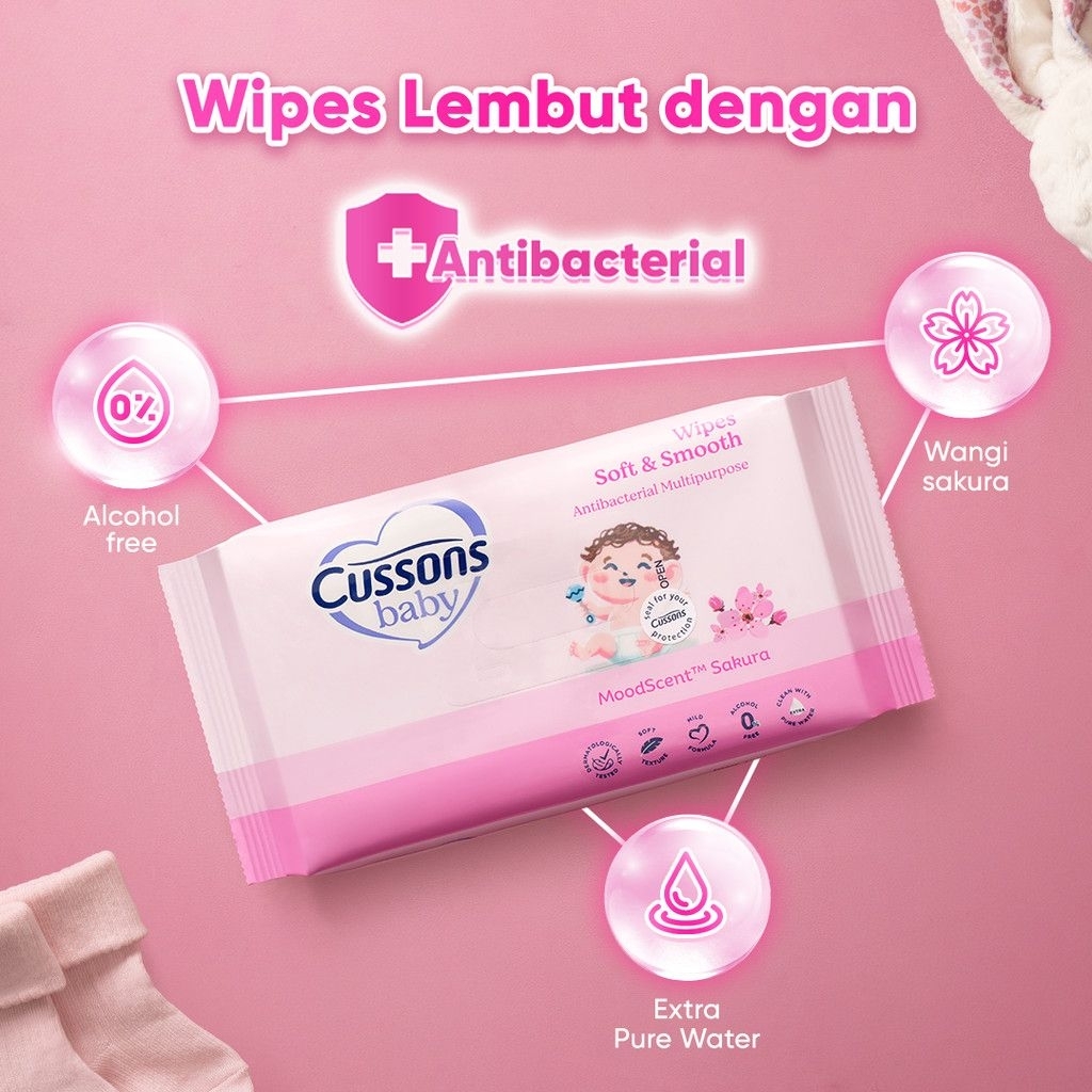 Cussons baby wipes 135lbr - cussons tissue basah bayi - cussons tissue basah - cussons baby wipes