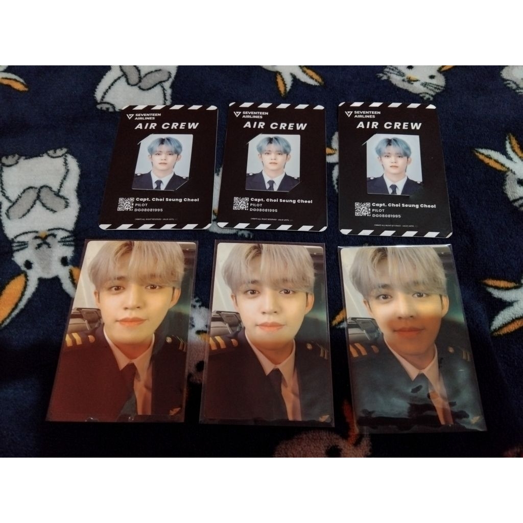 Photocard Seventeen Scoups Pilot Carat Seungcheol