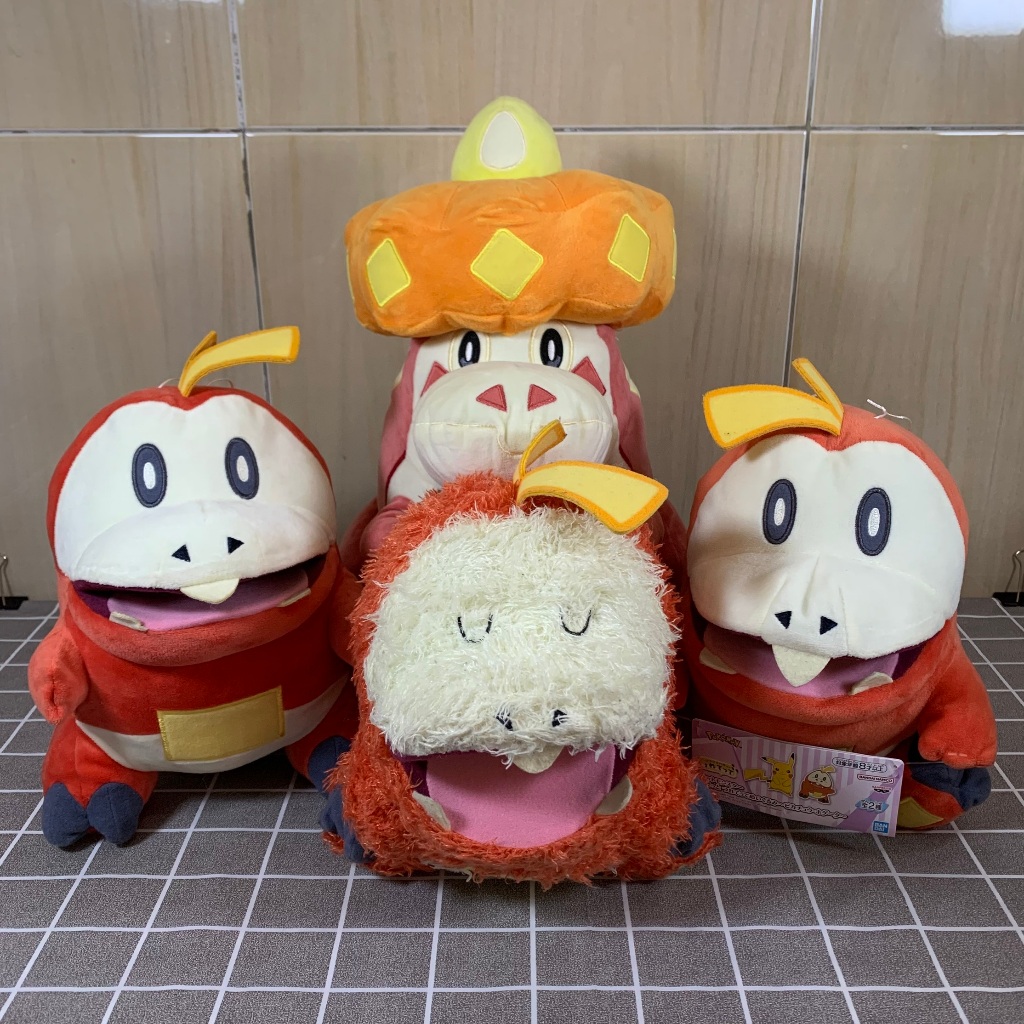 Boneka Anime Pokemon Fuecoco Crocalor Plush Original