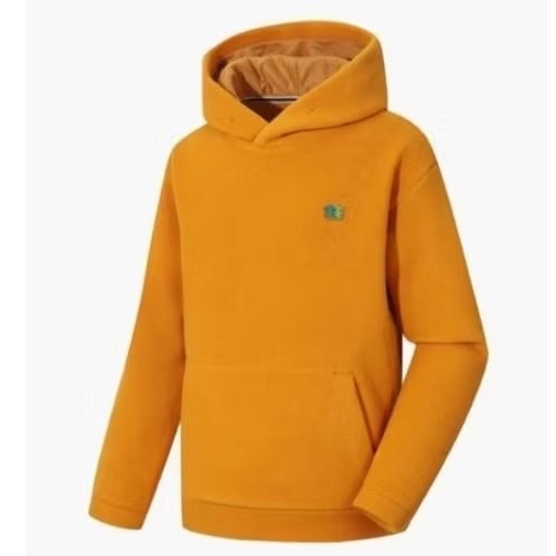 SWEATER HOODIE PRIA/WANITA KOLON SPORT MICROFLEECE LOGO RETRO HOODIE MUSTARD