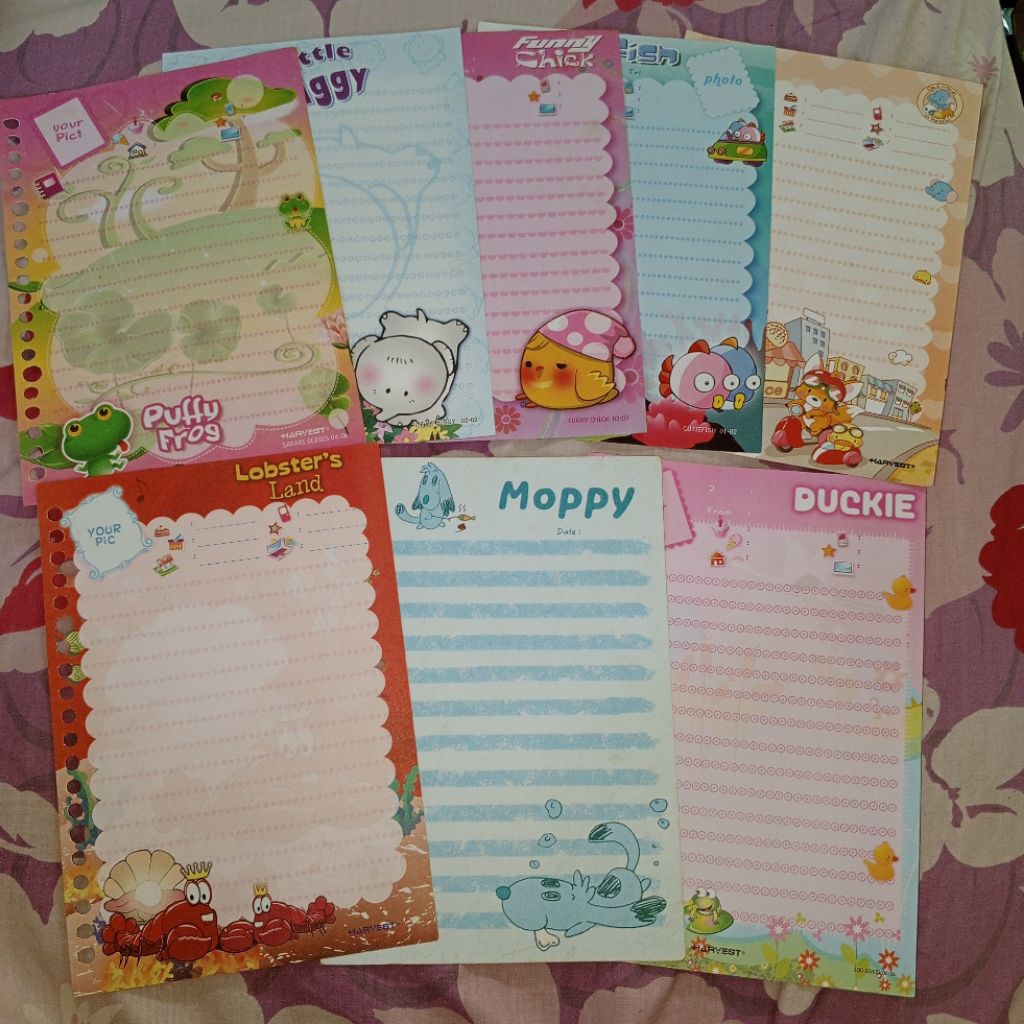 HARGA PERLEMBAR KERTAS - MINIMAL ORDER 5 LEMBAR HEWAN ETALASE 1 BINDER ISI LOOSE LEAF A5 20 RING HAR