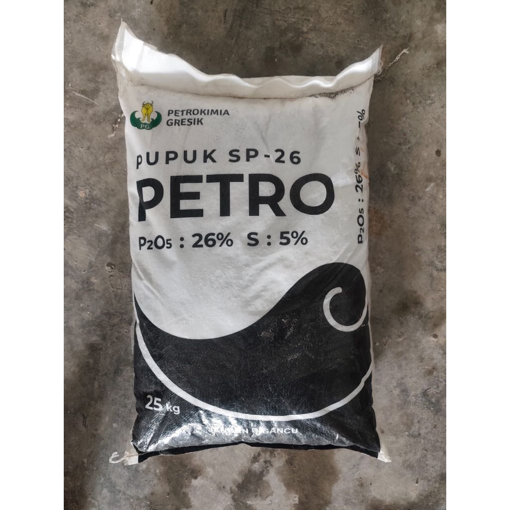 PUPUK SP 26 PETRO 25 Kg Petrokimia Kandungan Unsur Hara Makro P dan S untuk Pertumbuhan Tanaman Seha