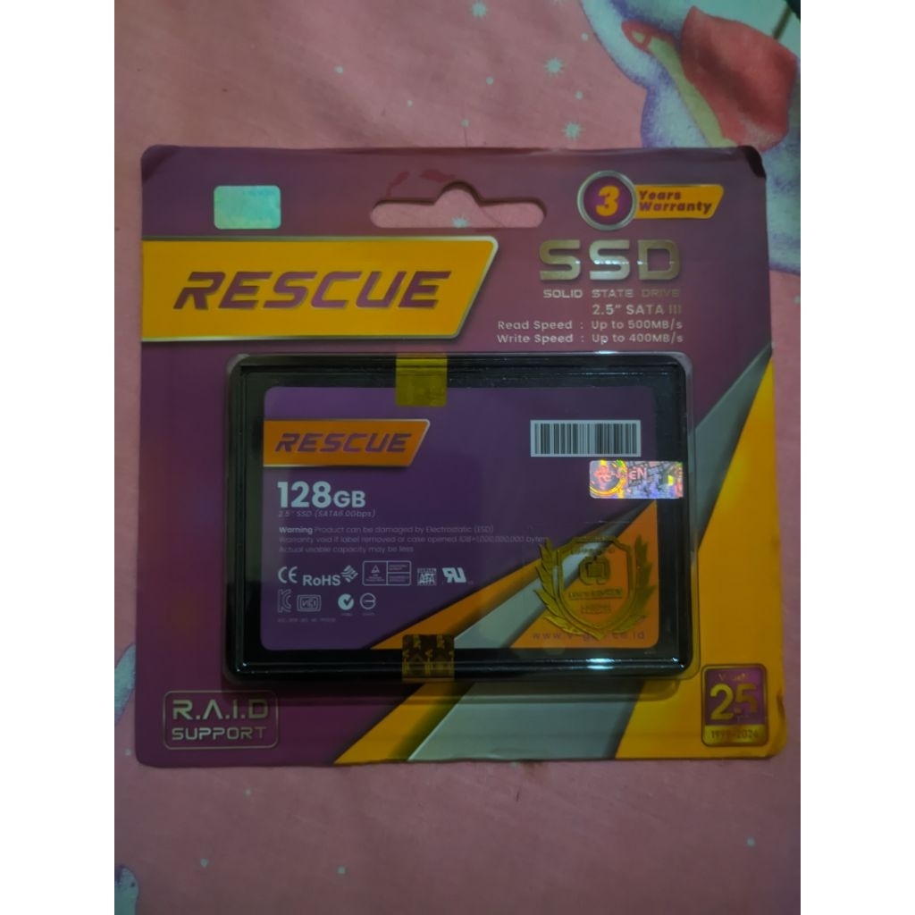 SSD V-GEN RESCUE 128GB 2.5" SATA III Internal Laptop PC