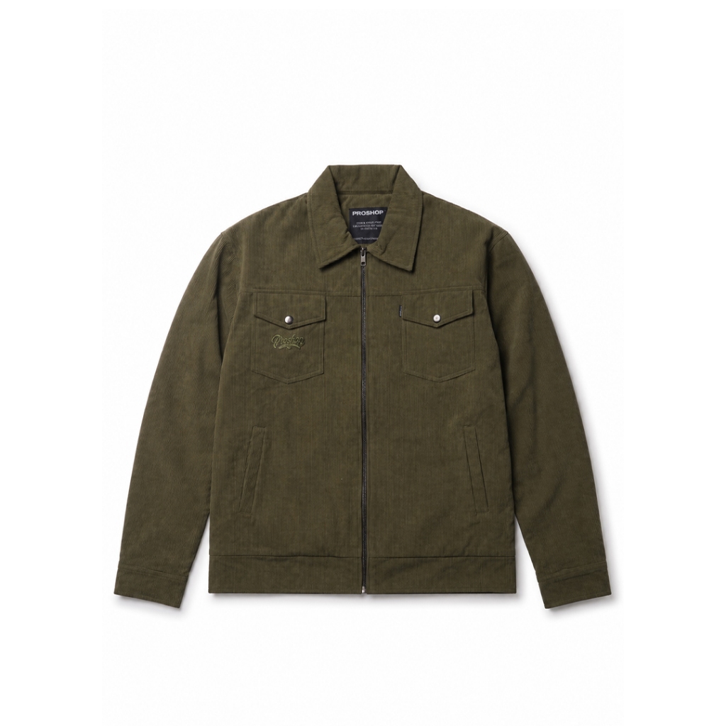 Proshop | Green Corduroy Jacket | Jacket Pria Jaket Distro | Hijau