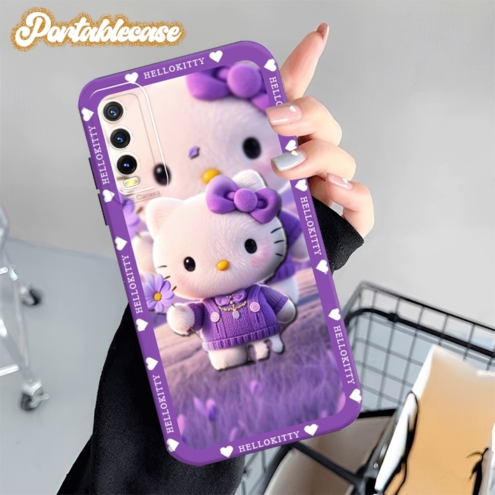 [PC-02] Case Hp Vivo Y20 Y12S Y20S Y17 Y15 Y12 Y11 Motif Hello Kitty Lucu Terbaru Protect Kamera
