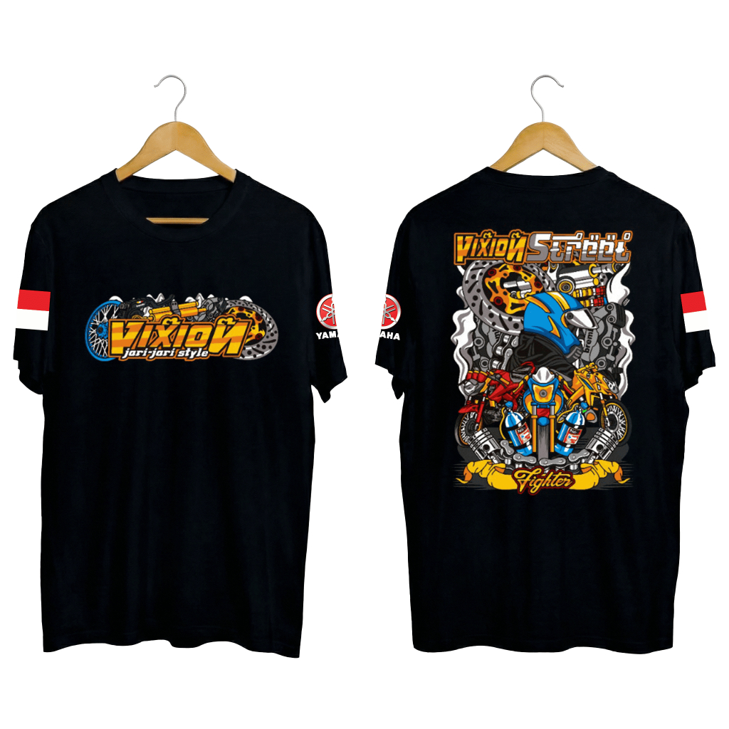 KAOS PRIA DISTRO VIXION STREET FIGHTER | KaosLucu.ID