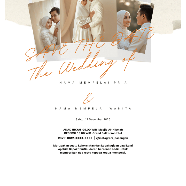 Eleanor - Premium Editorial Wedding Invitation Template